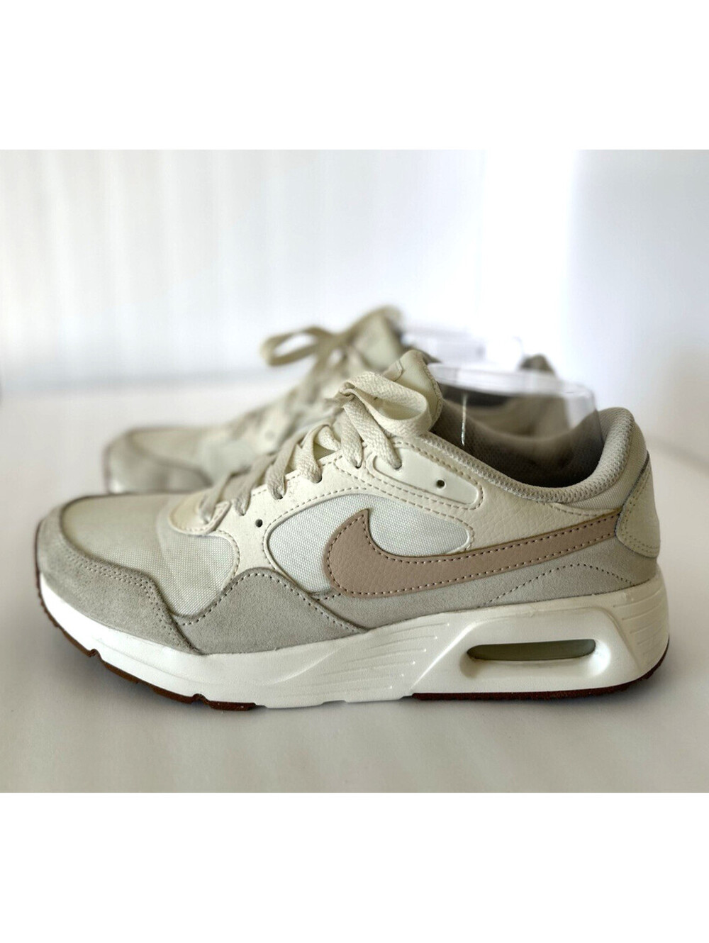 Nike Air Max SC Women's Shoes (CW4554-118), Size 8.5, White, Pink